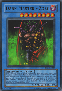 Dark Master - Zorc [DR1-EN244] Super Rare - POKÉ JEUX