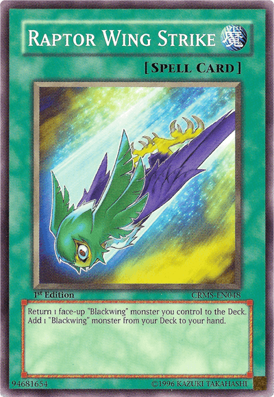 Raptor Wing Strike [CRMS-EN048] Common - POKÉ JEUX