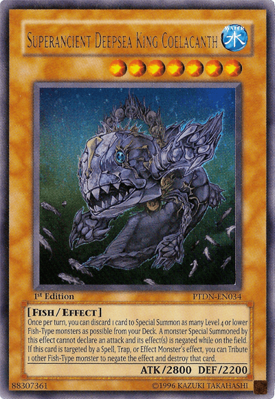 Superancient Deepsea King Coelacanth [PTDN-EN034] Ultra Rare - POKÉ JEUX