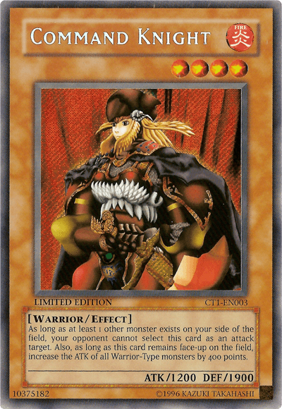 Command Knight [CT1-EN003] Secret Rare - POKÉ JEUX