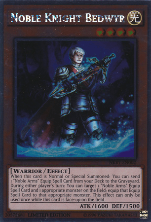 Noble Knight Bedwyr [NKRT-EN002] Platinum Rare - POKÉ JEUX