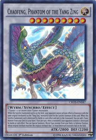 Chaofeng, Phantom of the Yang Zing [CROS-EN047] Super Rare - POKÉ JEUX