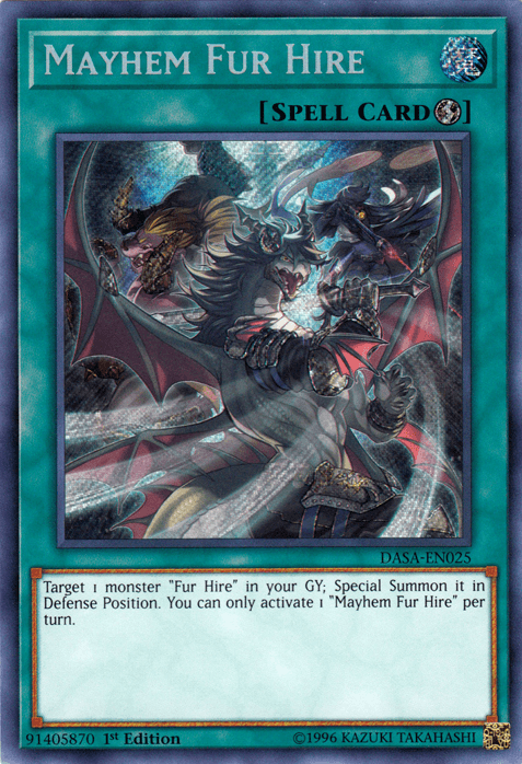 Mayhem Fur Hire [DASA-EN025] Secret Rare - POKÉ JEUX