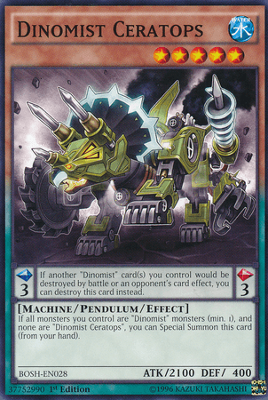 Dinomist Ceratops [BOSH-EN028] Common - POKÉ JEUX