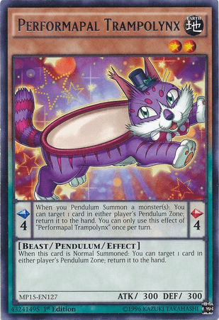 Performapal Trampolynx [MP15-EN127] Rare - POKÉ JEUX
