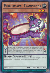 Performapal Trampolynx [MP15-EN127] Rare - POKÉ JEUX