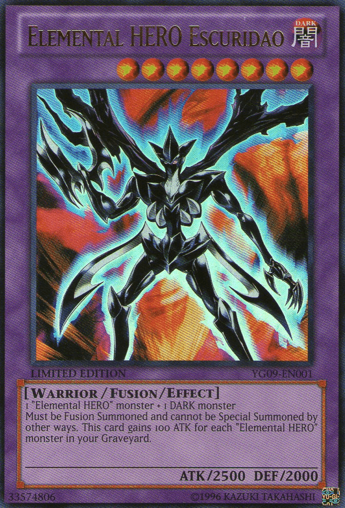 Elemental HERO Escuridao [YG09-EN001] Ultra Rare - POKÉ JEUX