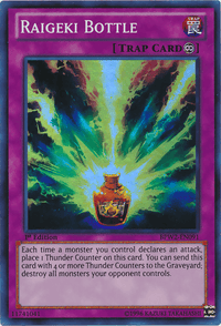 Raigeki Bottle [BPW2-EN091] Super Rare - POKÉ JEUX