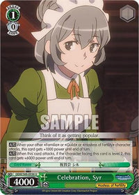 Celebration, Syr (DDM/S88-E036 U) [Is it Wrong to Try to Pick Up Girls in a Dungeon?] - POKÉ JEUX