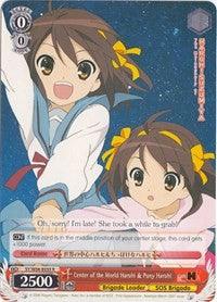 Center of the World Haruhi & Puny Haruhi (SY/W08-E055 R) [The Melancholy of Haruhi Suzumiya] - POKÉ JEUX