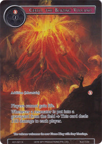 Certo, the Blazing Volcano (Full Art) (AO1-021) [Alice Origin] - POKÉ JEUX