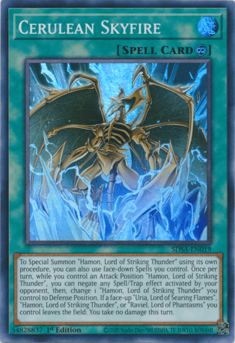 Cerulean Skyfire [SDSA-EN019] Super Rare - POKÉ JEUX