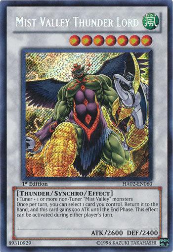 Mist Valley Thunder Lord [HA02-EN060] Secret Rare - POKÉ JEUX