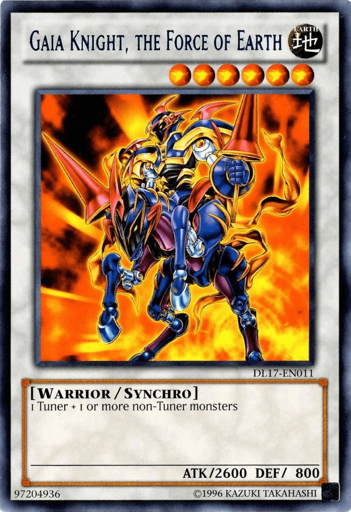 Gaia Knight, the Force of Earth (Blue) [DL17-EN011] Rare - POKÉ JEUX