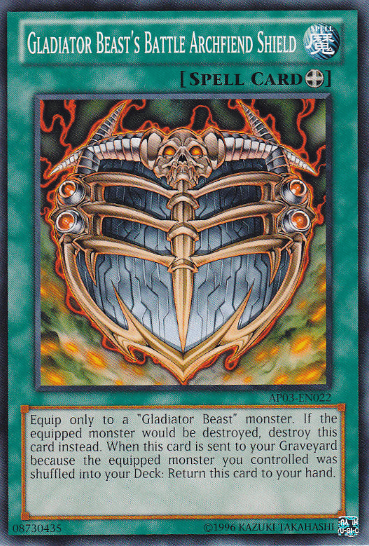 Gladiator Beast's Battle Archfiend Shield [AP03-EN022] Common - POKÉ JEUX