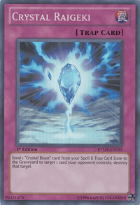 Crystal Raigeki [RYMP-EN055] Super Rare - POKÉ JEUX