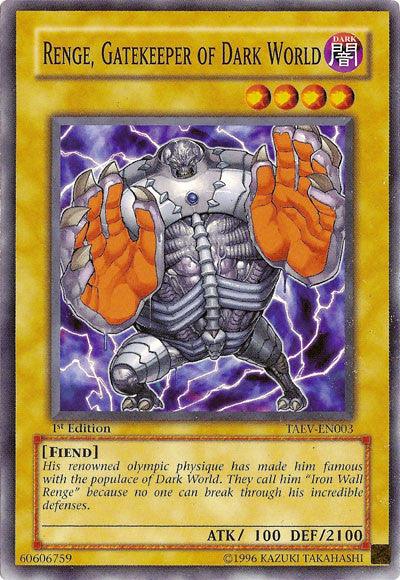 Renge, Gatekeeper of Dark World [TAEV-EN003] Common - POKÉ JEUX