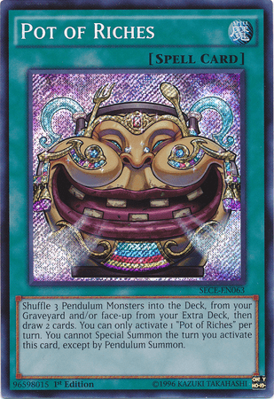Pot of Riches [SECE-EN063] Secret Rare - POKÉ JEUX