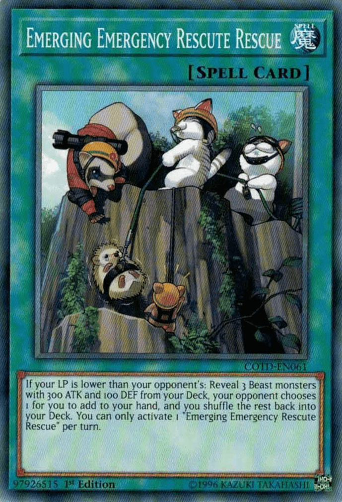 Emerging Emergency Rescute Rescue [COTD-EN061] Common - POKÉ JEUX