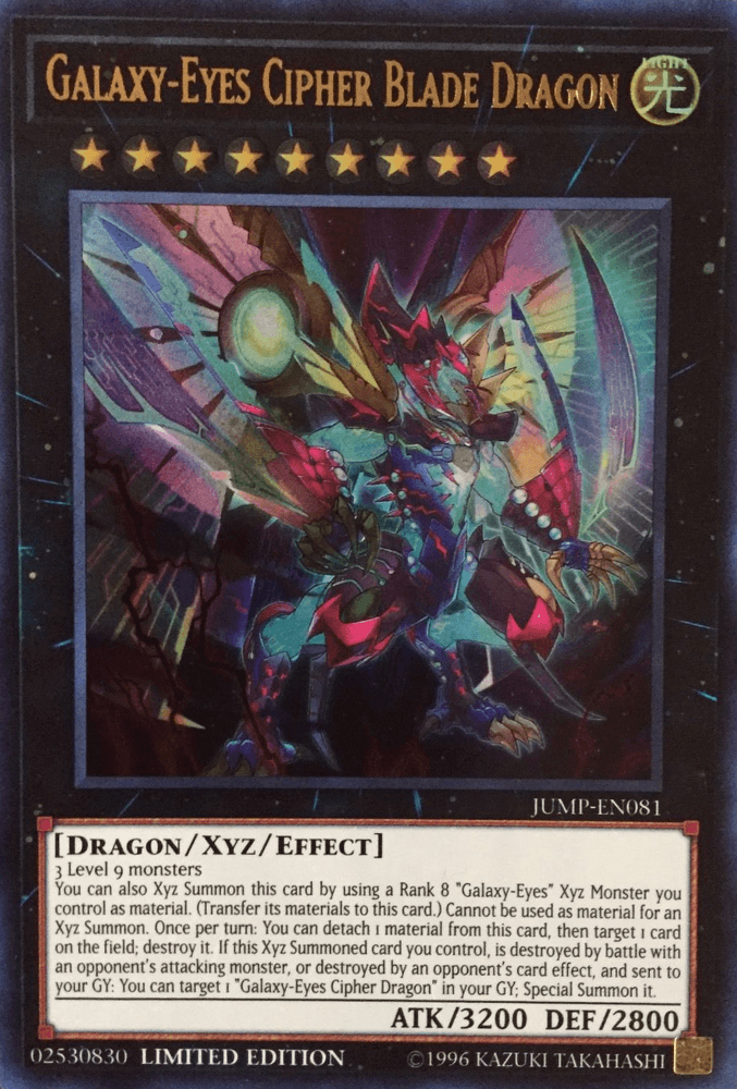 Galaxy-Eyes Cipher Blade Dragon [JUMP-EN081] Ultra Rare - POKÉ JEUX