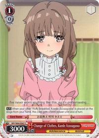 Change of Clothes, Kaede Azusagawa (SBY/W64-E067 C) [Rascal Does Not Dream of Bunny Girl Senpai] - POKÉ JEUX