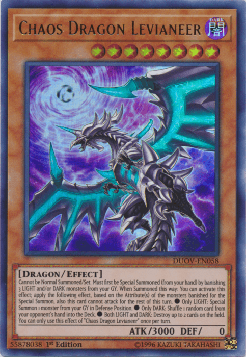 Chaos Dragon Levianeer [DUOV-EN058] Ultra Rare - POKÉ JEUX
