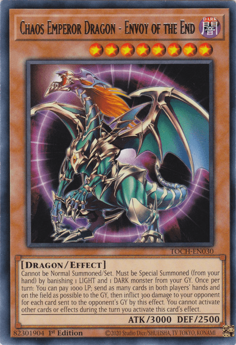 Chaos Emperor Dragon - Envoy of the End [TOCH-EN030] Rare - POKÉ JEUX