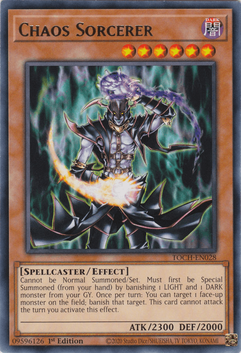 Chaos Sorcerer [TOCH-EN028] Rare - POKÉ JEUX