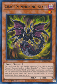 Chaos Summoning Beast [SDSA-EN004] Common - POKÉ JEUX