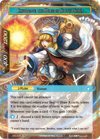 Charlotte, Determined Girl // Charlotte, the Mage of Sacred Spirit (Textured Foil) (CFC-038/JR) [Curse of the Frozen Casket] - POKÉ JEUX