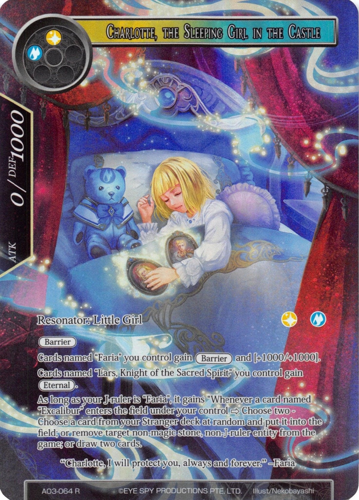 Charlotte, the Sleeping Girl in the Castle (Full Art) (AO3-064) [Alice Origin III] - POKÉ JEUX