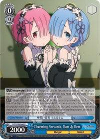Charming Servants, Ram & Rem (RZ/S55-E066 R) [Re:ZERO Vol.2] - POKÉ JEUX