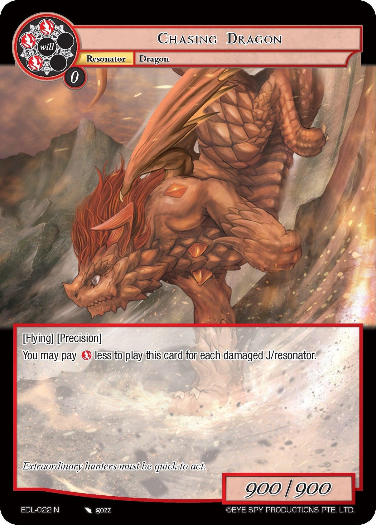 Chasing Dragon (EDL-022) [The Epic of the Dragon Lord] - POKÉ JEUX