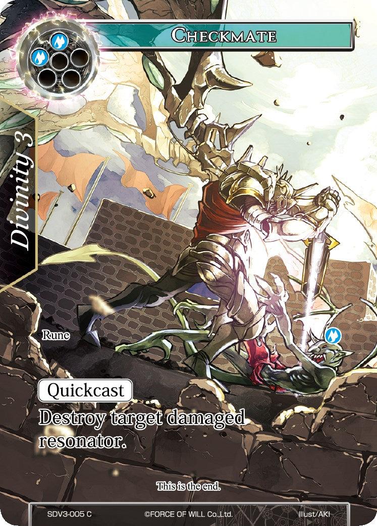 Checkmate (SDV3-005) [Starter Deck: Valhalla Cluster] - POKÉ JEUX