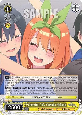 Cheerful Girl, Yotsuba Nakano (5HY/W90-E012S SR) [The Quintessential Quintuplets 2] - POKÉ JEUX