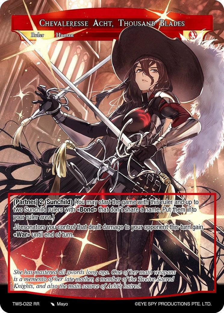 Chevaleresse Acht, Thousand Blades (TWS-022 RR) [The War of the Suns] - POKÉ JEUX