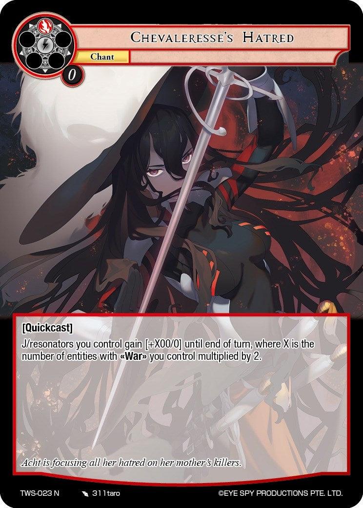 Chevaleresse's Hatred (TWS-023 N) [The War of the Suns] - POKÉ JEUX