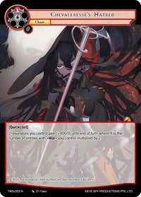 Chevaleresse's Hatred (TWS-023 N) [The War of the Suns] - POKÉ JEUX