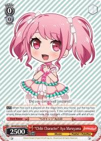 "Chibi Character" Aya Maruyama (BD/W54-E104 PR) (Promo) [BanG Dream! Girls Band Party!] - POKÉ JEUX