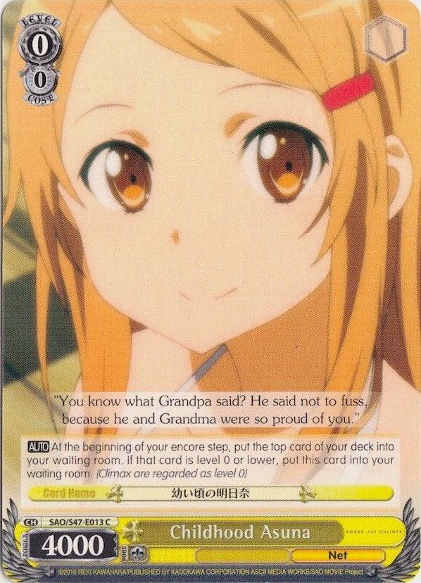 Childhood Asuna (SAO/S47-E013 C) [Sword Art Online Re: Edit] - POKÉ JEUX