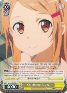 Childhood Asuna (SAO/SE26-E04 C) (Parallel Foil) [Sword Art Online II Vol.2] - POKÉ JEUX