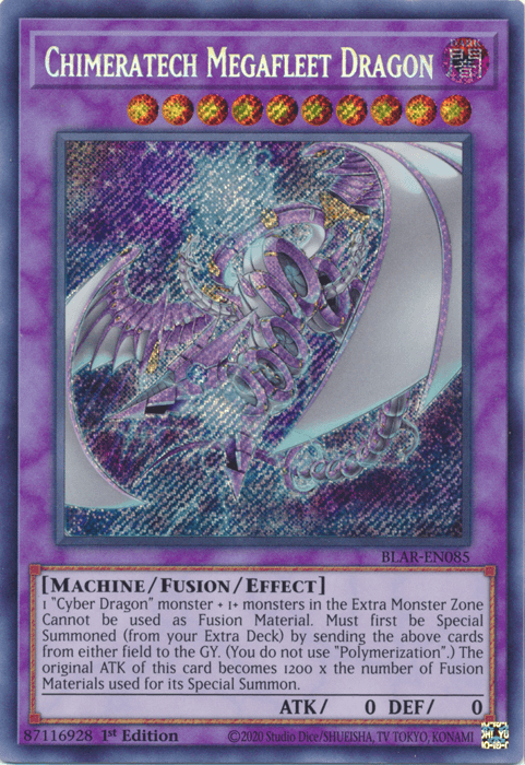 Chimeratech Megafleet Dragon [BLAR-EN085] Secret Rare - POKÉ JEUX