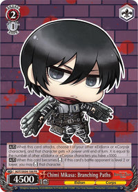 Chimi Mikasa: Branching Paths (Foil) [Attack On Titan: Final Season] - POKÉ JEUX