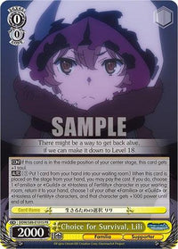 Choice for Survival, Lili (DDM/S88-E101S PR) [Is it Wrong to Try to Pick Up Girls in a Dungeon?] - POKÉ JEUX