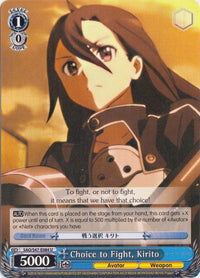Choice to Fight, Kirito (SAO/S47-E084 U) [Sword Art Online Re: Edit] - POKÉ JEUX