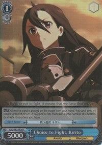 Choice to Fight, Kirito (SAO/SE23-E29 C) (Parallel Foil) [Sword Art Online II] - POKÉ JEUX