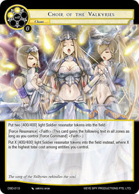 Choir of the Valkyries (DSD-013) [Starter Deck: Villains] - POKÉ JEUX