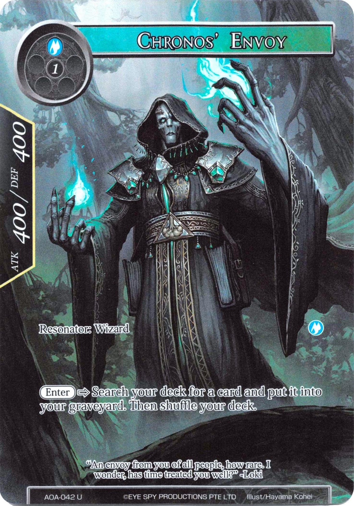Chronos' Envoy (Full Art) (AOA-042) [Awakening of the Ancients] - POKÉ JEUX