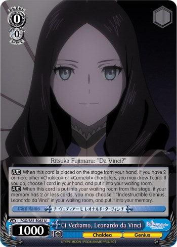 Ci Vediamo, Leonardo da Vinci (FGO/S87-E087 U) [Fate/Grand Order THE MOVIE Divine Realm of the Round Table: Camelot] - POKÉ JEUX