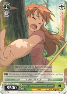 Cicada Capturing Competition, Mikuru (SY/WE09-E11) [The Melancholy of Haruhi Suzumiya Extra Booster] - POKÉ JEUX